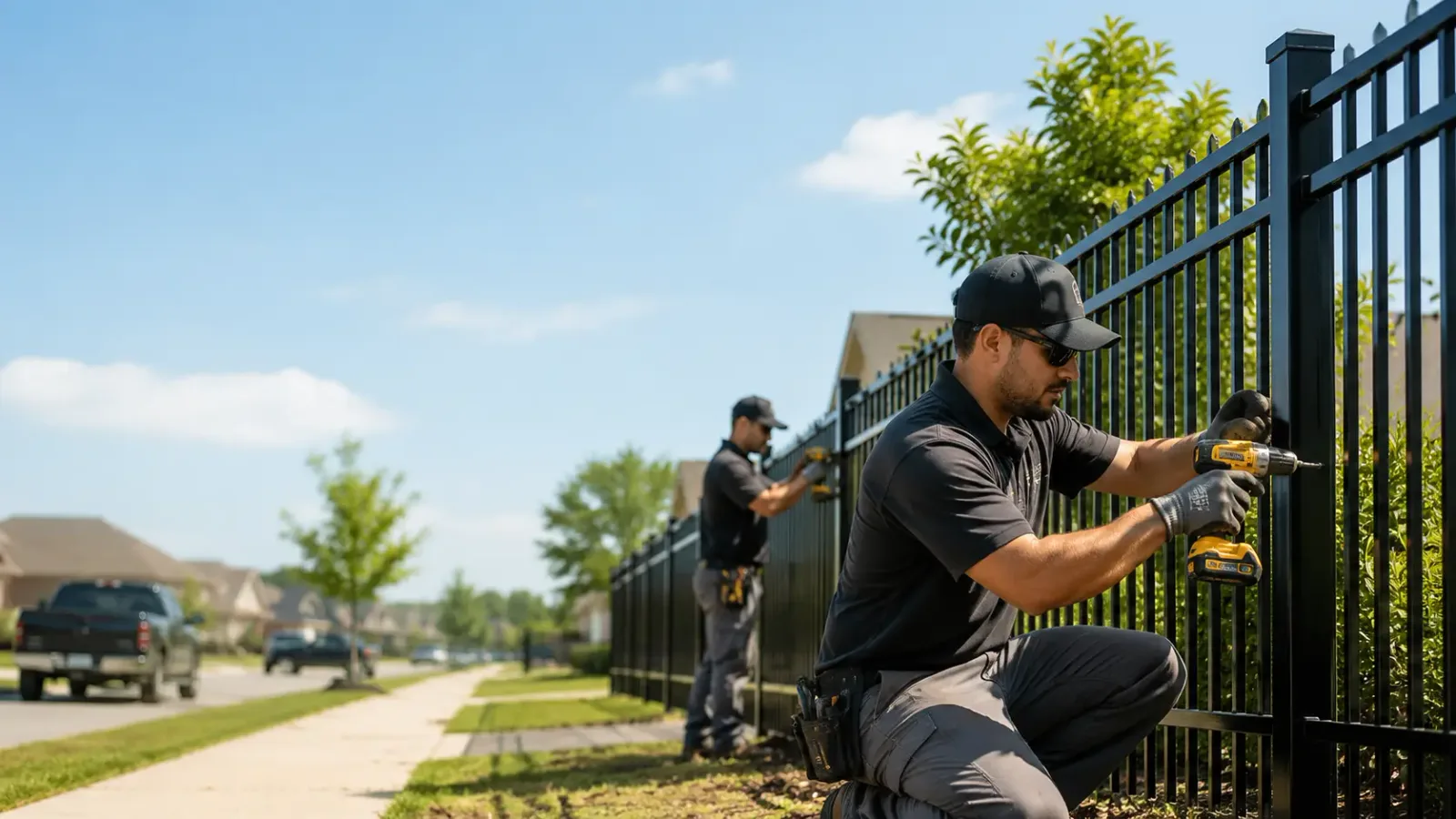 Metal Fence Installation in Plymouth, WI